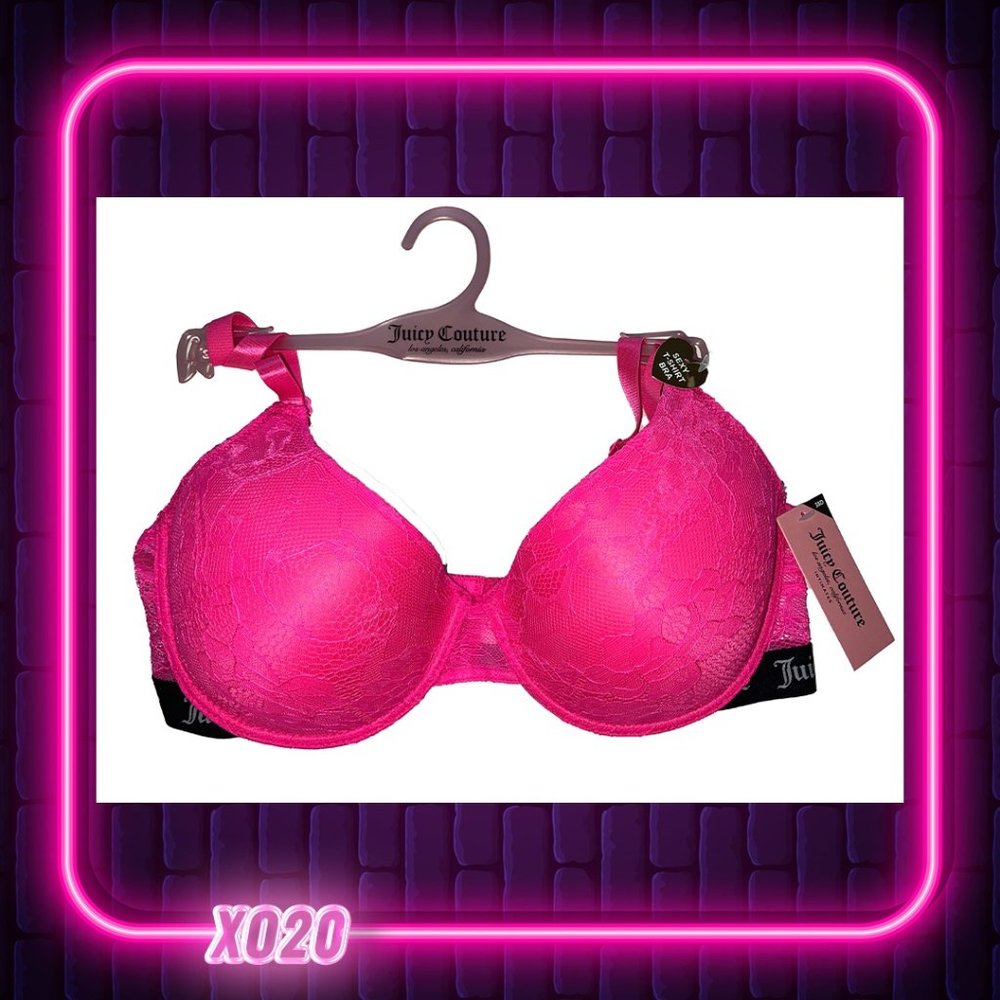 Juicy Couture Pink Lace Bra | 38D & 42D